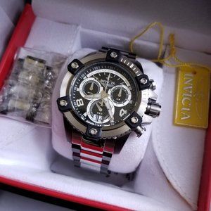 Invicta Octane 48mm Reserve Black and Silver Watch